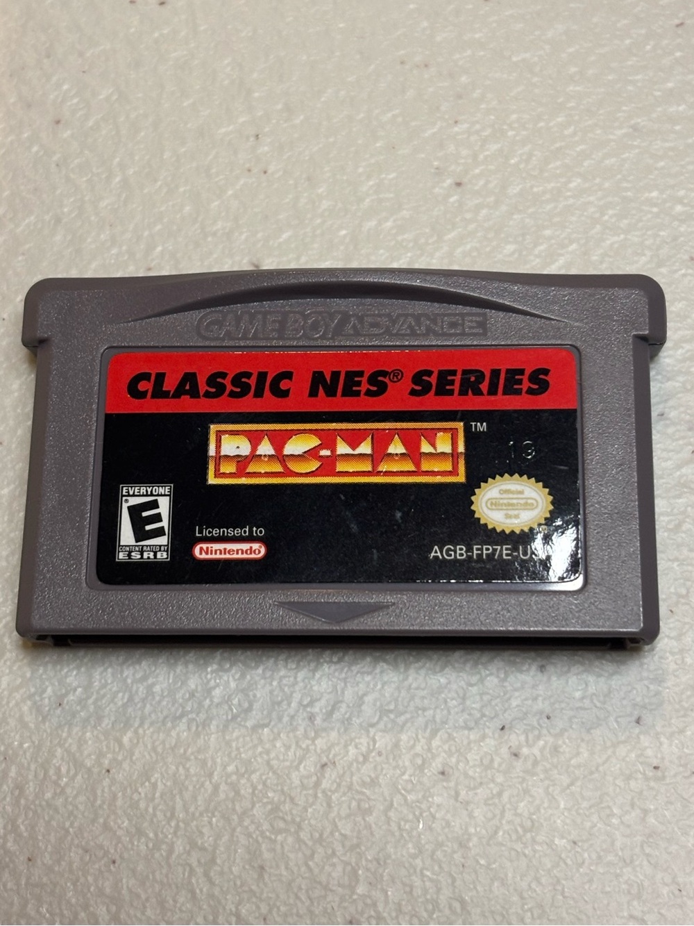Official Nintendo Game Boy Advance Classic NES Series Pac-Man Loose Cartridge